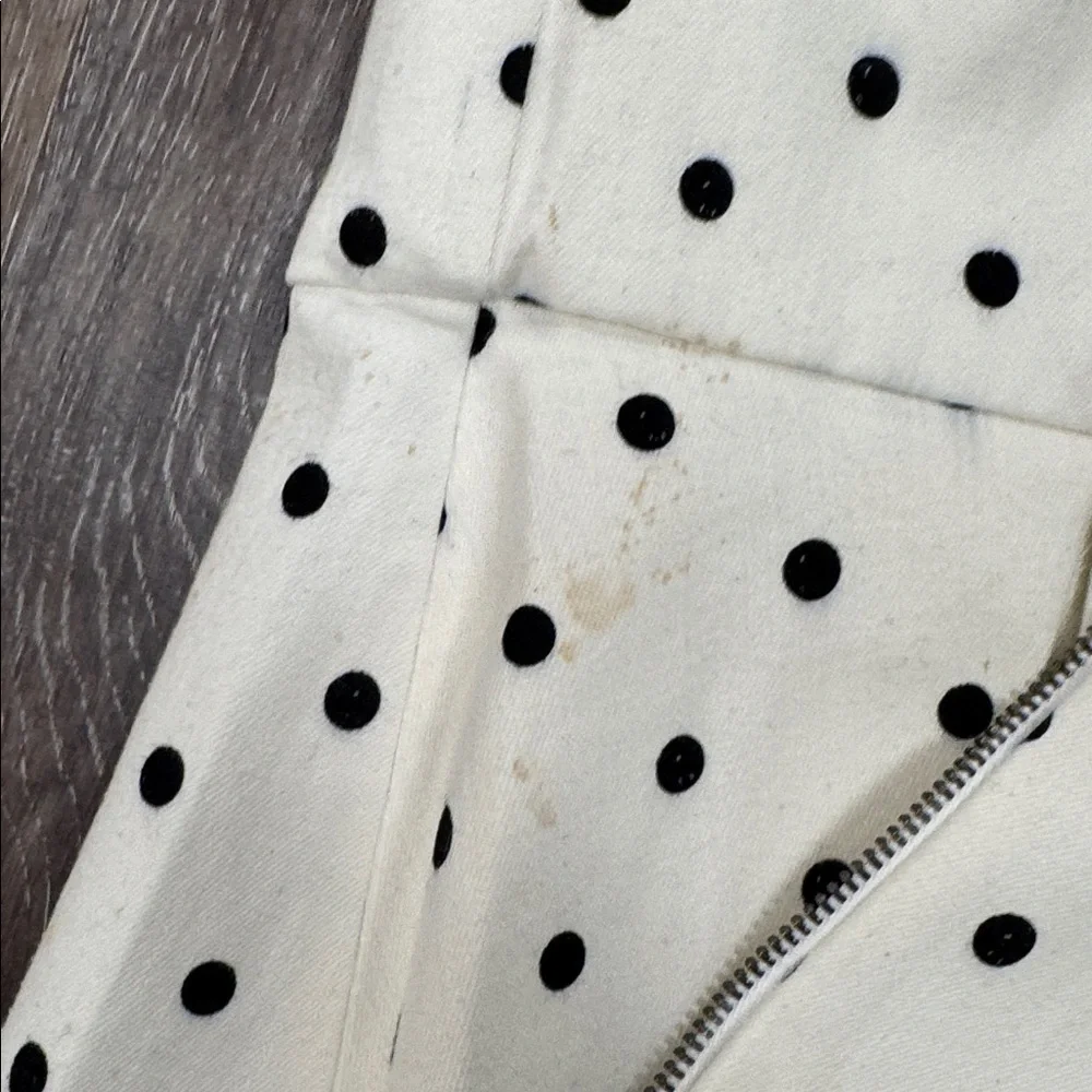 Alice + Olivia Cream and Black Polka Dot set - Picture 5 of 9